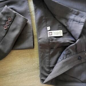 Anne Klein Charcoal Gray Suit Set